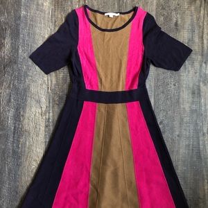 Boden Milano Midi Color Block Sweater Dress